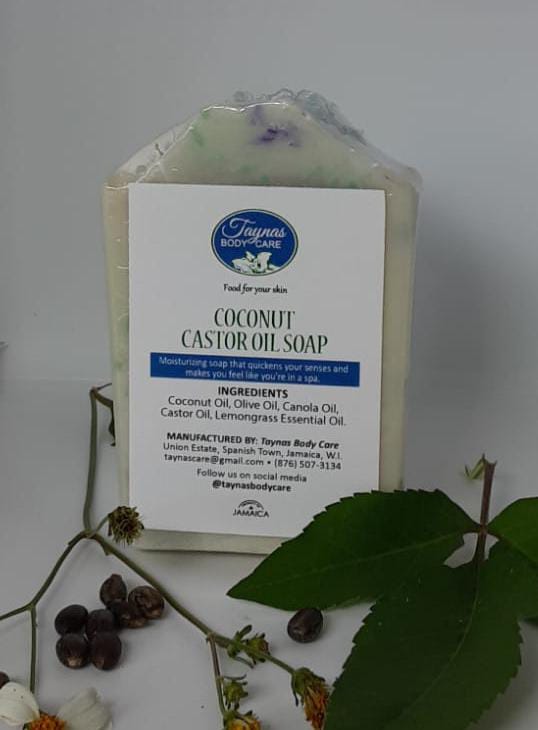 COCONUT CASTOR OIL SOAP - Taynas Body Care