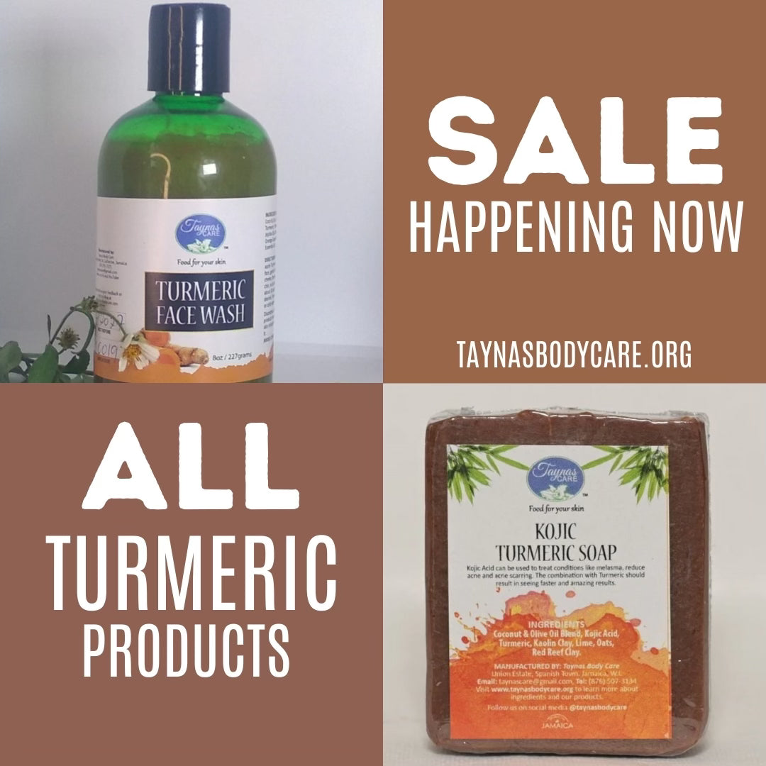 Taynas Body Care Turmeric Bar soap - Taynas Body Care