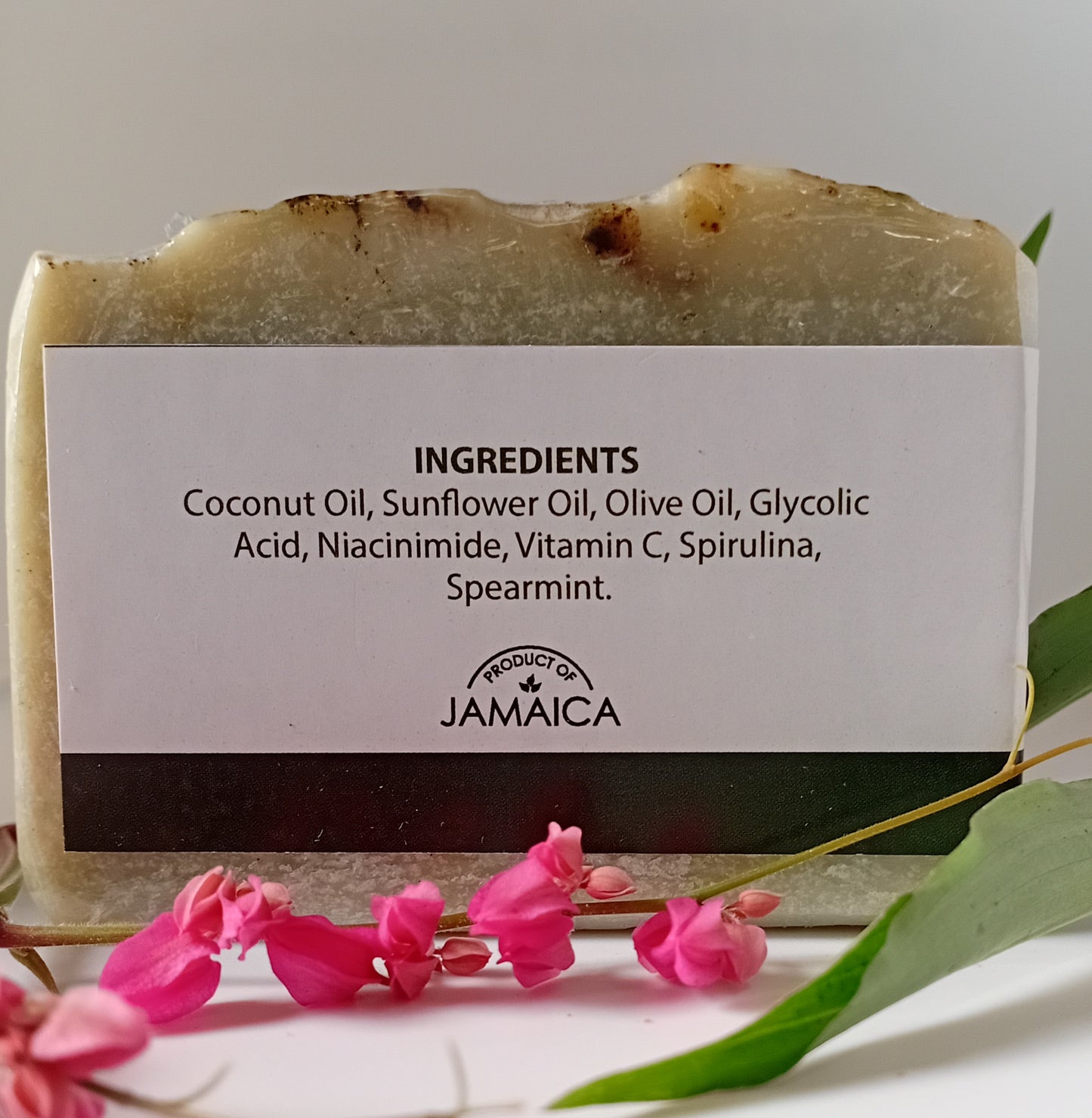 Glycolic Acid soap with Vitamins & Spirulina - Taynas Body Care