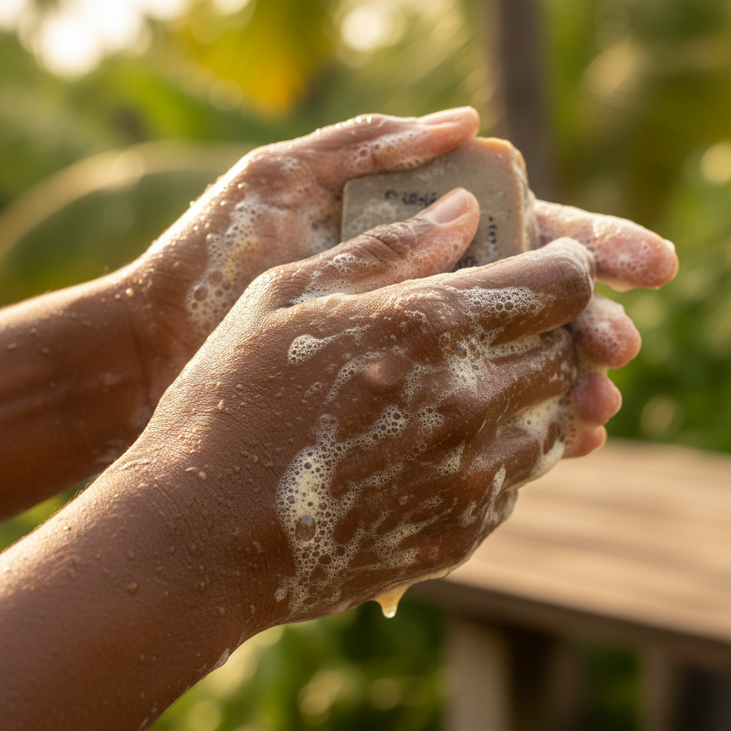 Lather Close-up